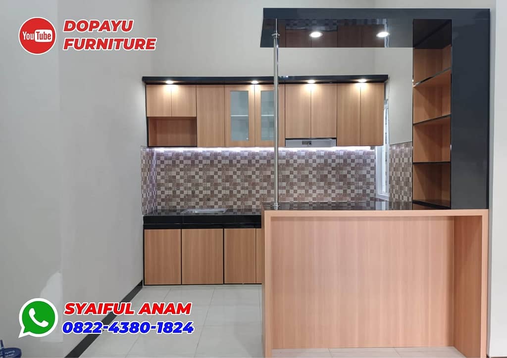 Kitchen Set HPL Minimalis Surabaya Desain Simpel Dan Elegan Jasa