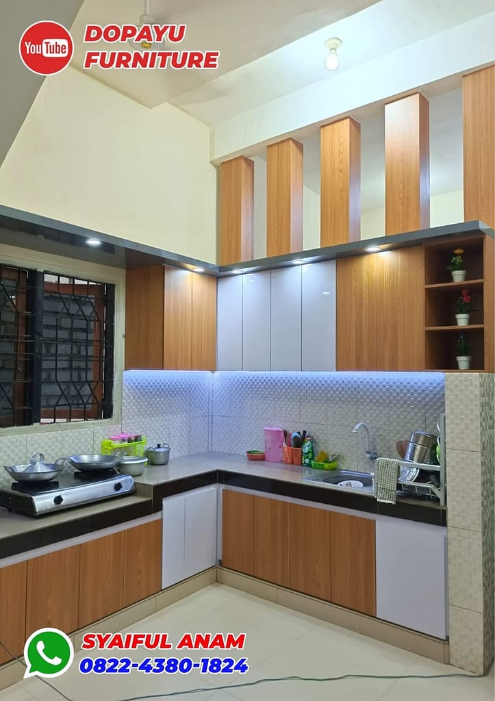 Kitchen Set HPL Minimalis Surabaya Desain Simpel Dan Elegan Jasa