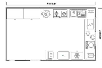 Cara Mengukur Panjang Meja untuk Menghitung Estimasi Pembuatan Kitchen Set