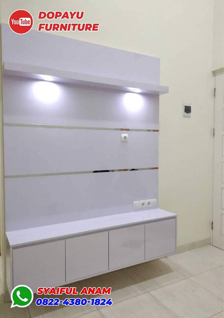 Backdrop TV Kamar Tidur Minimalis